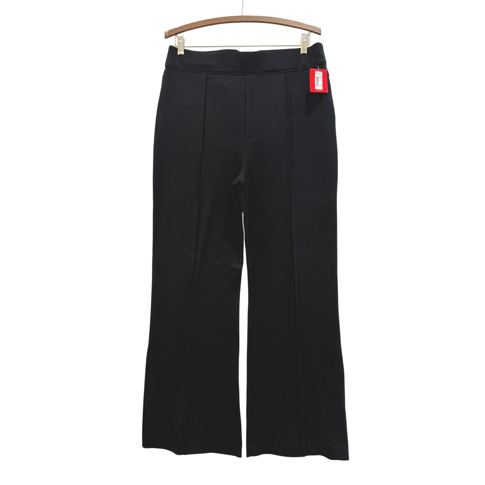 Spanx Perfect Black Pant Hi-Rise Flare Classic Black Pull-On Ponte Size XL NWT